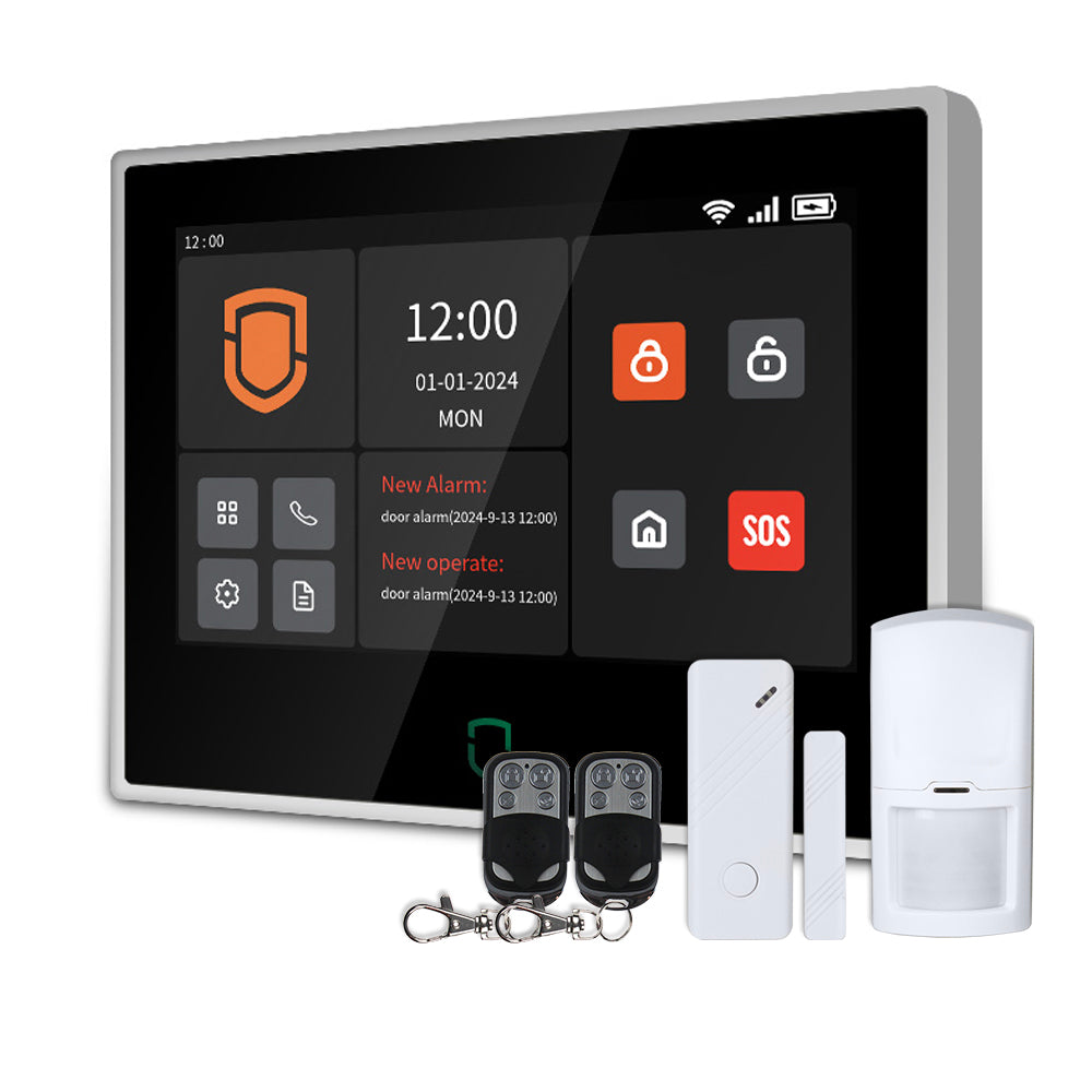 Alarme GSM 4G & WIFI Tuya/Smart Life avec Écran Tactile 7"