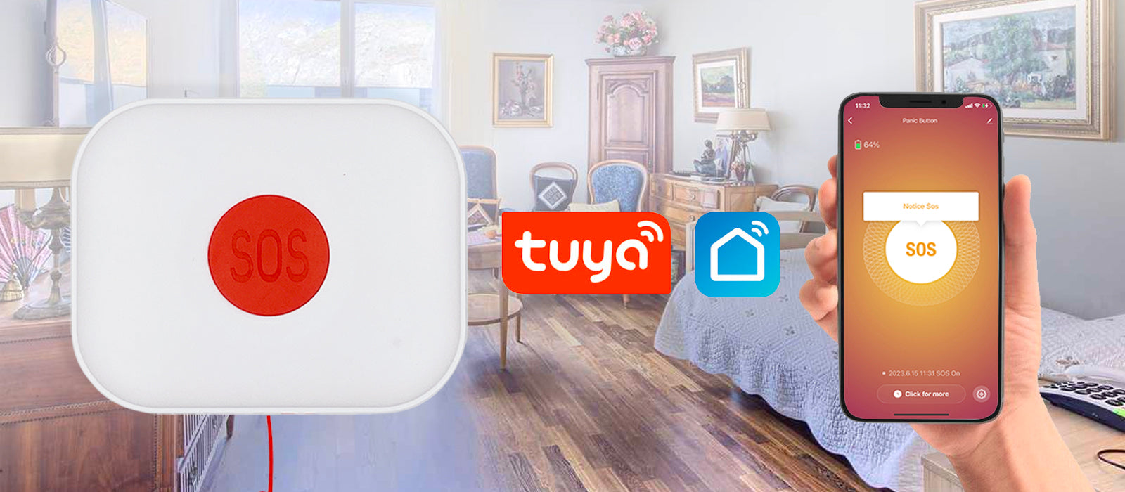 Bouton SOS Wi-Fi : Une Solution Intelligente à Portée de Main