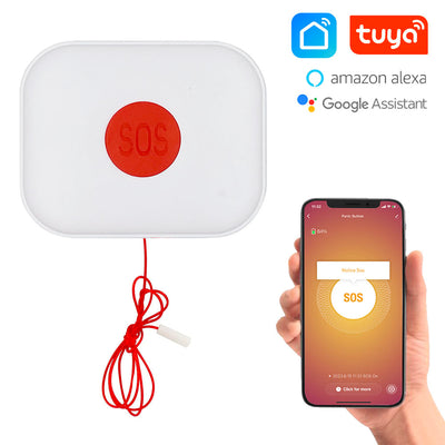 Bouton SOS Appel d'Urgence Connecté WIFI - Application TUYA SMART LIFE