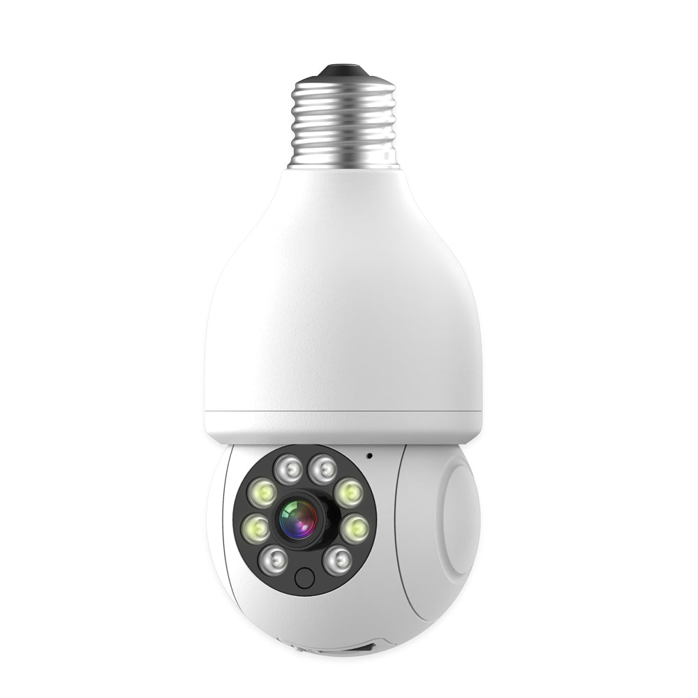 Caméra Ampoule WiFi 3MP E27 – Vision 360° Tuya / Smart Life