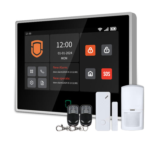 Alarme GSM 4G & WIFI Tuya/Smart Life avec Écran Tactile 7