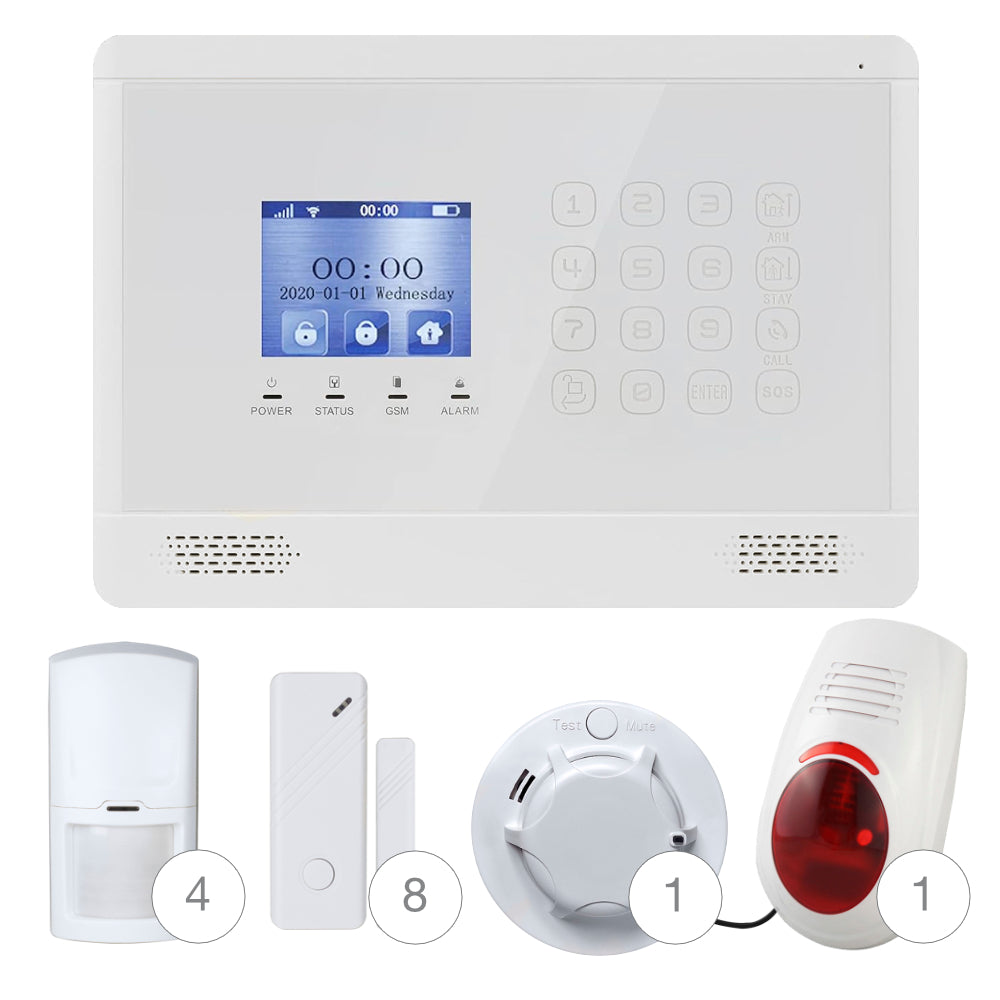 Pack Alarme de Maison GSM 4G & WIFI Tuya/Smart Life KW05-03M