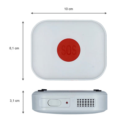 Bouton SOS Appel d'Urgence Connecté WIFI - Application TUYA SMART LIFE