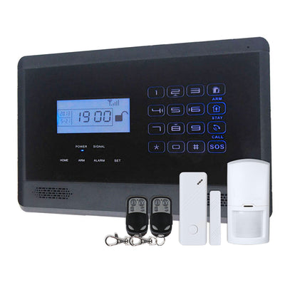 Kit Alarme de Maison GSM Noire avec Écran Tactile K7