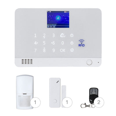 Alarme de Maison WIFI + GSM 4G + RFID - KW02- Smart Life
